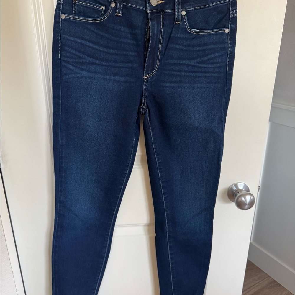 PAIGE Dark Blue Skinny Jeans